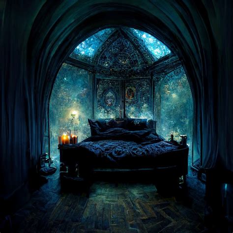 Witch inspired bedroom